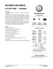 MC100EP33MNR4G datasheet.datasheet_page 1