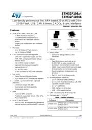 STM32F103C6T7A 数据规格书 1