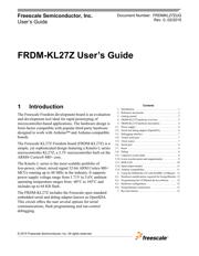 FRDM-KL27Z 数据规格书 1