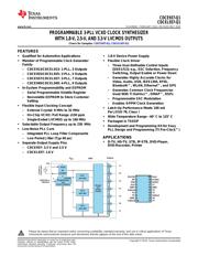 CDCEL937QPWRQ1 datasheet.datasheet_page 1