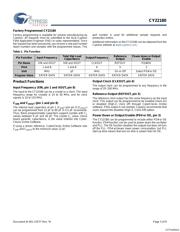 CY22180FSXCT datasheet.datasheet_page 3