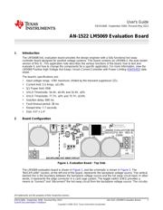 LM5069EVAL/NOPB datasheet.datasheet_page 1