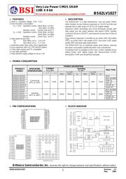 BS62LV1027TCP70 datasheet.datasheet_page 1