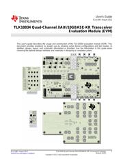 TLK10034EVM 数据规格书 1