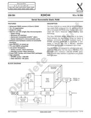 X24C44P datasheet.datasheet_page 1