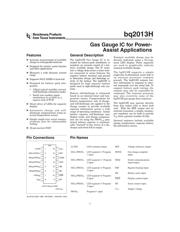 BQ2014HSNTRG4 datasheet.datasheet_page 1