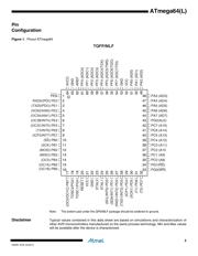 ATMEGA64-16AU 数据规格书 2