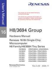 HD64F3694FYV 数据规格书 3