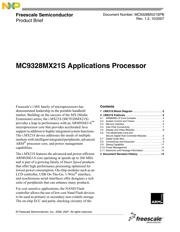 MC9328MX21SCVKR2 数据规格书 1