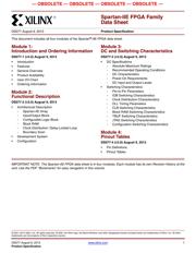 XC2S200E-6PQ208C datasheet.datasheet_page 1