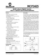 MCP3425A3TE/CH 数据规格书 1