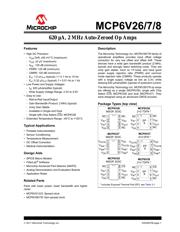 MCP6V26T-E/MNY 数据规格书 1
