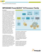 MPC8548EVTATGB 数据规格书 1