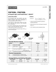 FDB7030L datasheet.datasheet_page 1