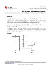 LM1770EVAL 数据规格书 1