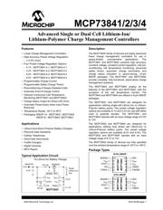 MCP73843T-410I 数据规格书 1