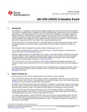 LM3431EVAL/NOPB datasheet.datasheet_page 1