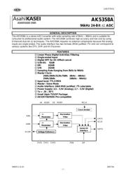 AK5358A datasheet.datasheet_page 1