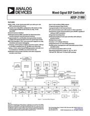 ADSP-21990BBC datasheet.datasheet_page 1