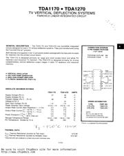 TDA1170 数据规格书 1