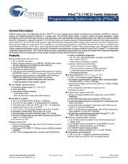 CY8C5247LTI-033 datasheet.datasheet_page 1