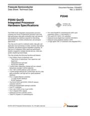 P2040NSE1FLB 数据规格书 1