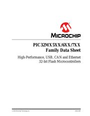 PIC32MX764F128L-V/BG 数据规格书 1