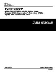 TVP5147PFP datasheet.datasheet_page 1