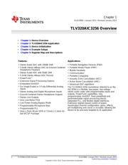 TLV320AIC3256IYZFT 数据规格书 2