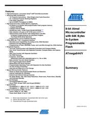 ATMEGA644-20MU 数据规格书 1