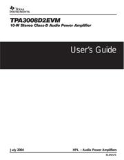 TPA3008D2EVM 数据规格书 1
