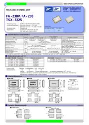 FA-238 20,000000M 12PF 50PPM ROHSCONF 数据规格书 1