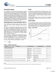 CY22800FXC-030A datasheet.datasheet_page 2