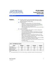 EPF6016ATC144-3N 数据规格书 1