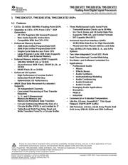 TMS320C6727GDHA250 datasheet.datasheet_page 1