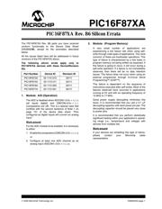 PIC16F877AT-I/PTG 数据规格书 1