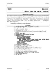 AK4113VF datasheet.datasheet_page 1