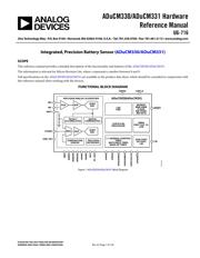 ADUCM331WDCPZ 数据规格书 1