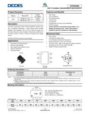 ZVP4525E6TC 数据规格书 1