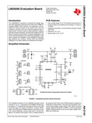 LM25056EVAL/NOPB 数据规格书 1