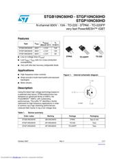 STGB10NC60HD_0710 datasheet.datasheet_page 1