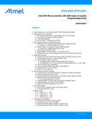 ATTINY441-SSU 数据规格书 1