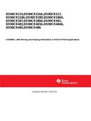 DS90CR216MTDX 数据规格书 1