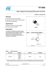 ST13005A datasheet.datasheet_page 1