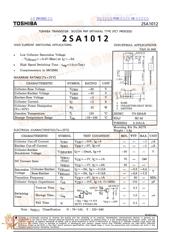 2SA1012 datasheet.datasheet_page 1