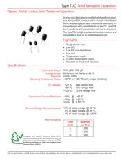 TDC106K025NSF--F datasheet.datasheet_page 1