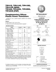 TIP41BG datasheet.datasheet_page 1