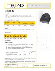 CST306-2A 数据规格书 1