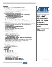 ATTINY1634R-MU 数据规格书 1