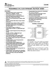 CDCE906PWR 数据规格书 1